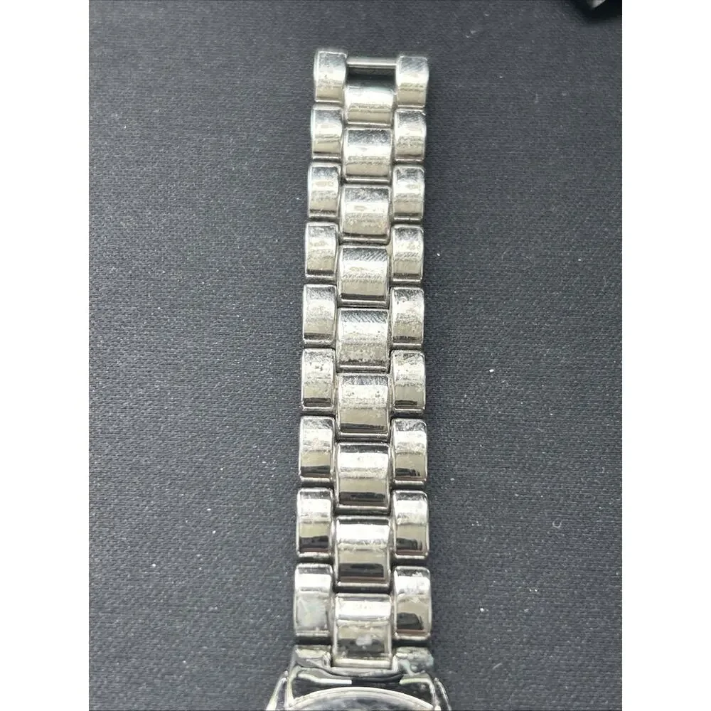 Mudd Black Dial Silver Tone Women’s Quartz Watch